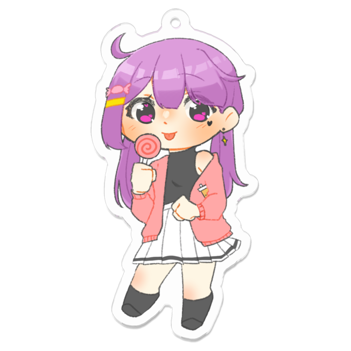 アクリルキーホルダー - 70 x 70 (mm)
