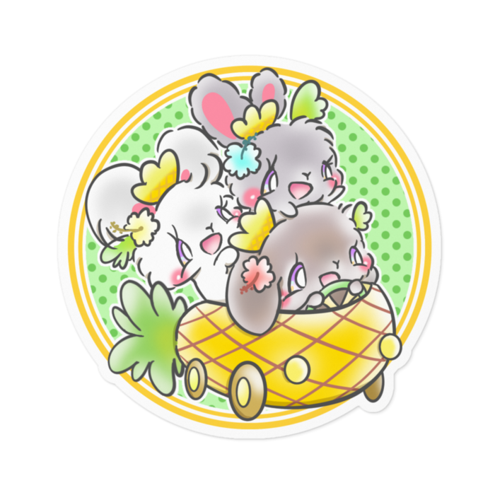 ステッカー - 100 x 100 (mm)