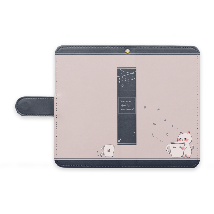 手帳型Androidケース - M - ストラップ穴 あり