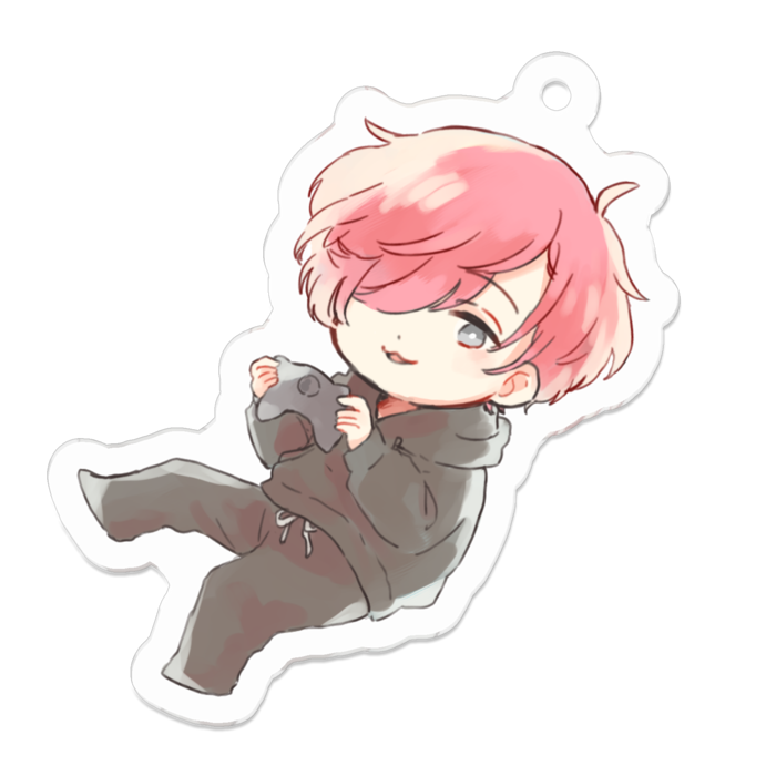 アクリルキーホルダー - 50 x 50 (mm)