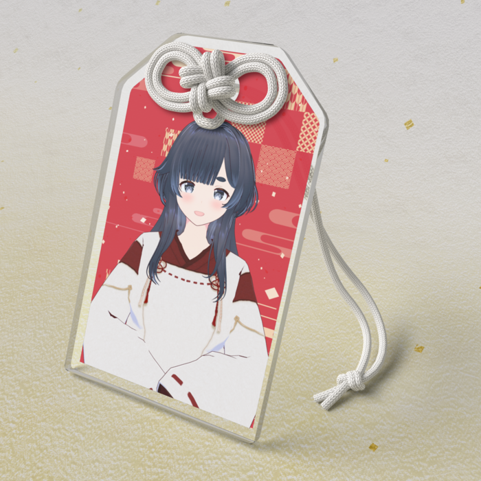 アクリルお守り - 50 × 80mm