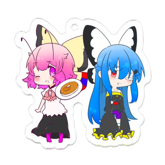 アクリルキーホルダー - 50 x 50 (mm)