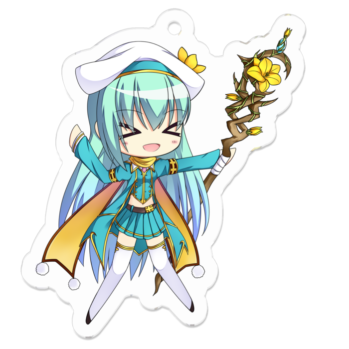 アクリルキーホルダー - 50 x 50 (mm)