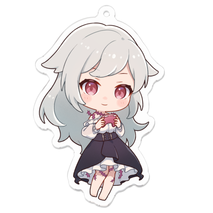 アクリルキーホルダー_小鳥遊ぐり（通常） - 70 x 70 (mm)