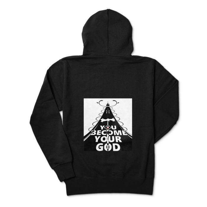 ジップパーカー - M - ブラック