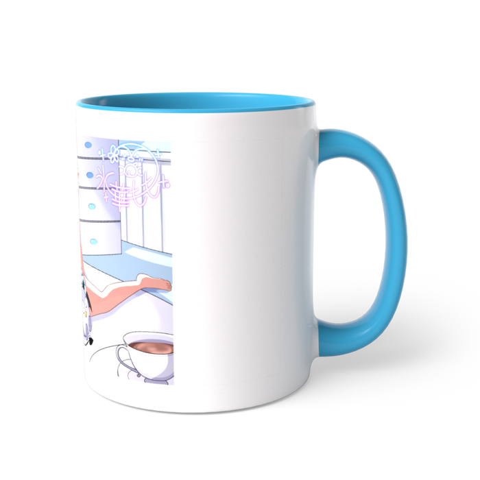 ツートンカラーマグカップ - 直径 8.2cm / 高さ 9.5cm