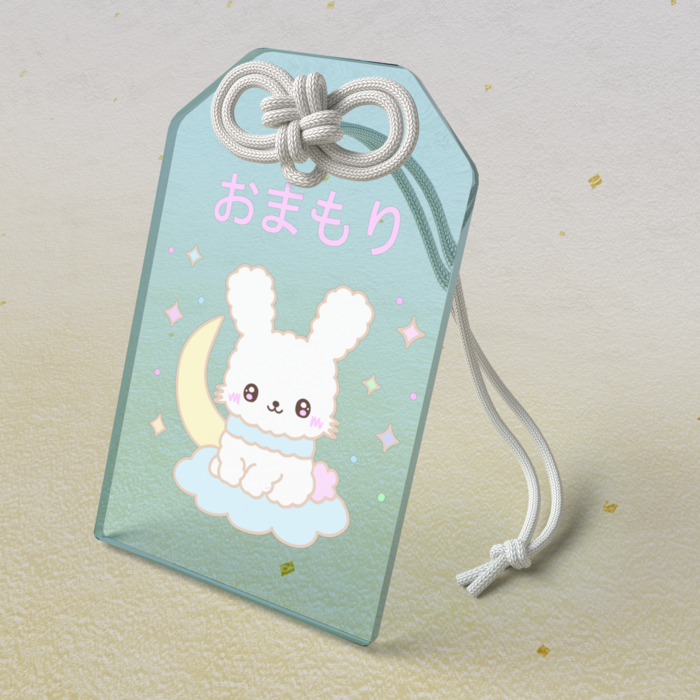 アクリルお守り - 50 × 80mm