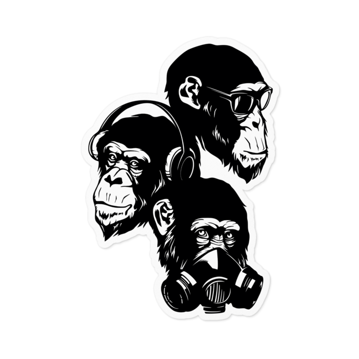 ステッカー - 100 x 100 (mm)