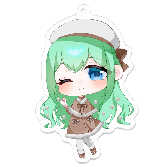 アクリルキーホルダー - 70 x 70 (mm)冬服