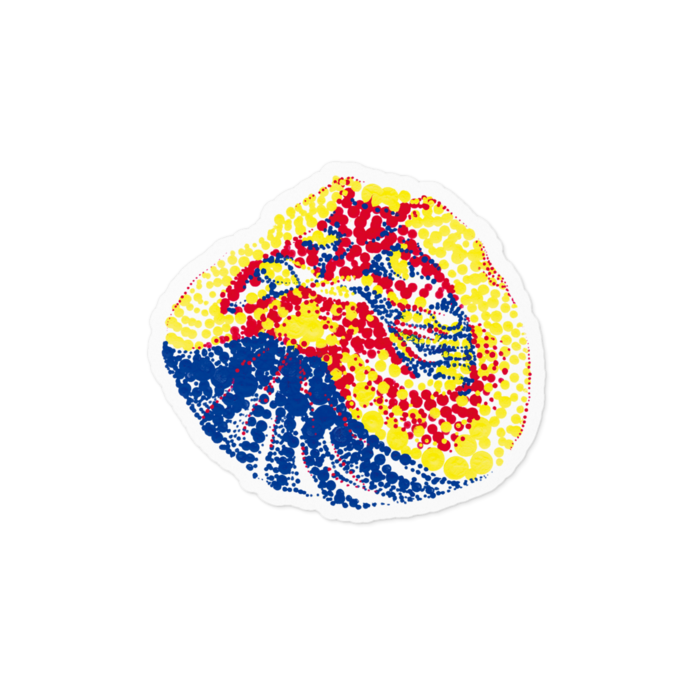 ステッカー - 100 x 100 (mm)