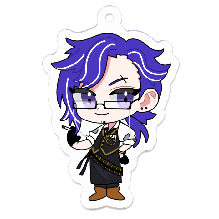 アクリルキーホルダー - 50 x 50 (mm)