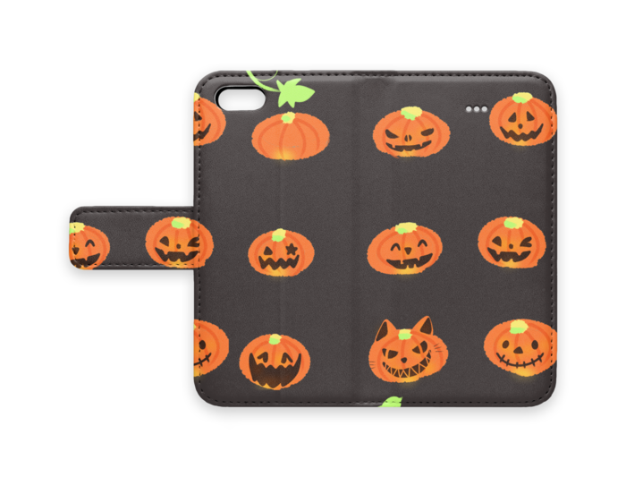かぼちゃiphone手帳型ケース M2ura7722 Booth