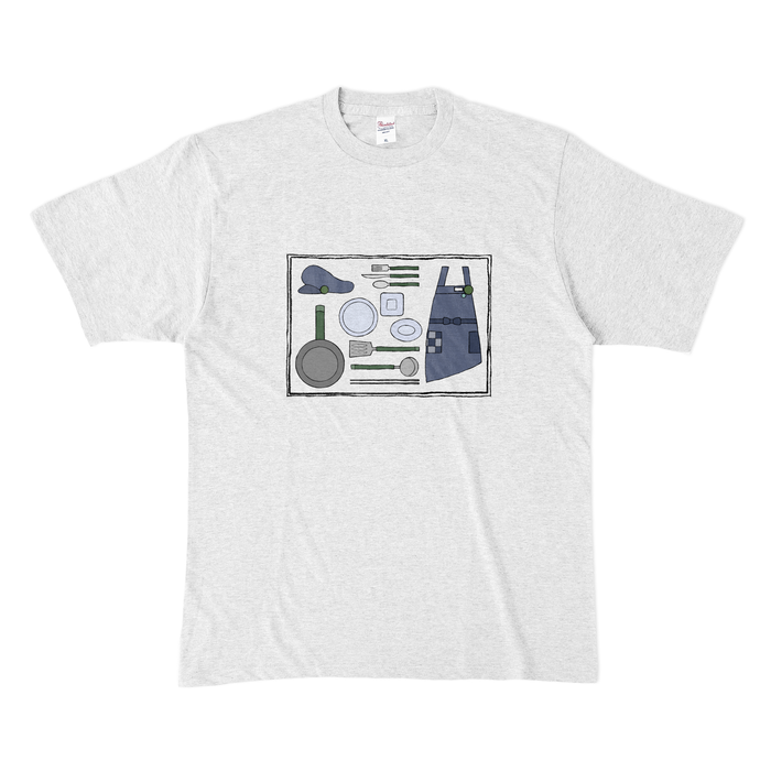 カラーTシャツ(淡色) - XL - アッシュ