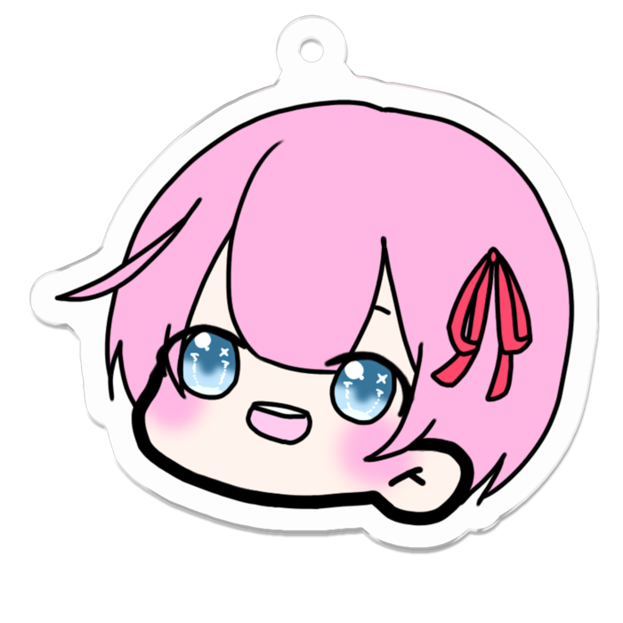 アクリルキーホルダー - 50 x 50 (mm)