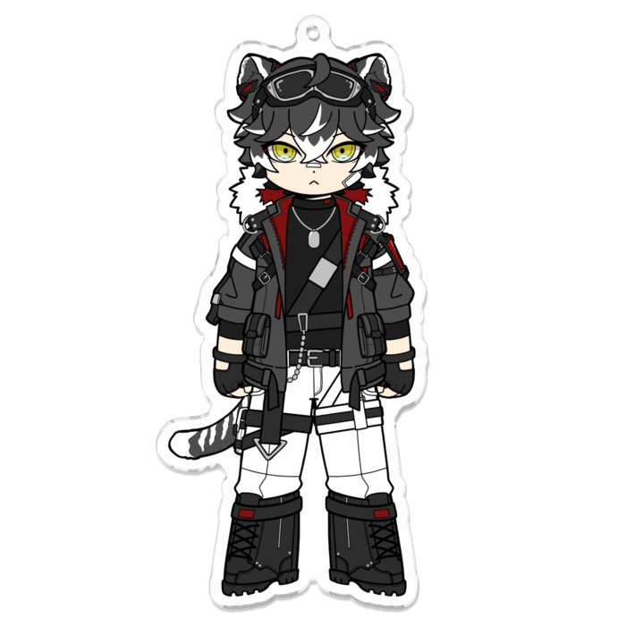 アクリルキーホルダー（コーティング） - 100 x 100 (mm)