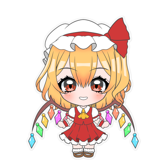 ステッカー - 160 x 160 (mm)クリア