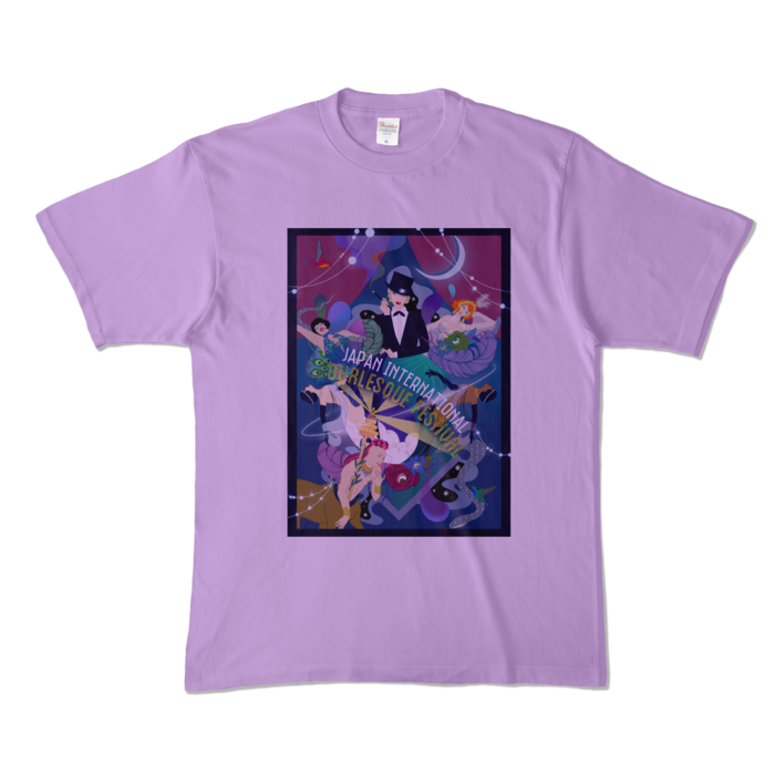 カラーTシャツ - XL - ライトパープル (淡色)