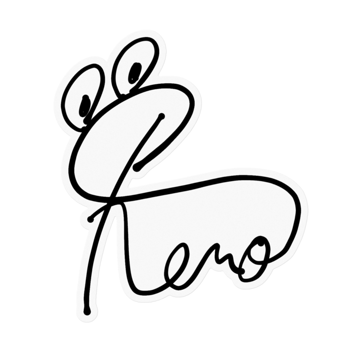 ステッカー - 100 x 100 (mm)