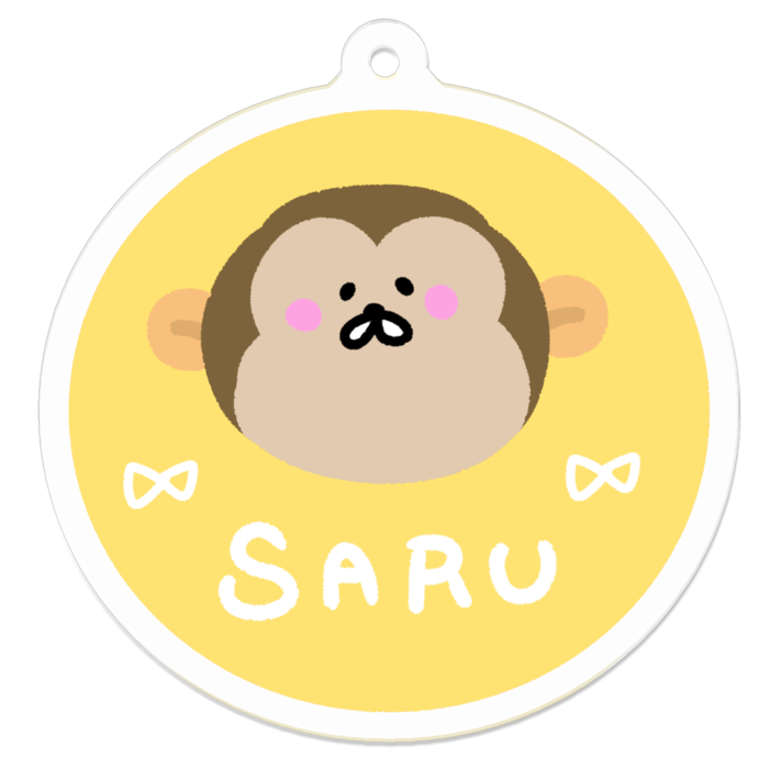 アクリルキーホルダー - 50 x 50 (mm)