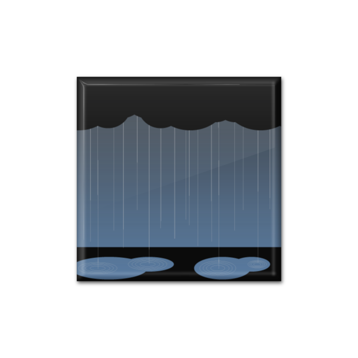 雨の空
