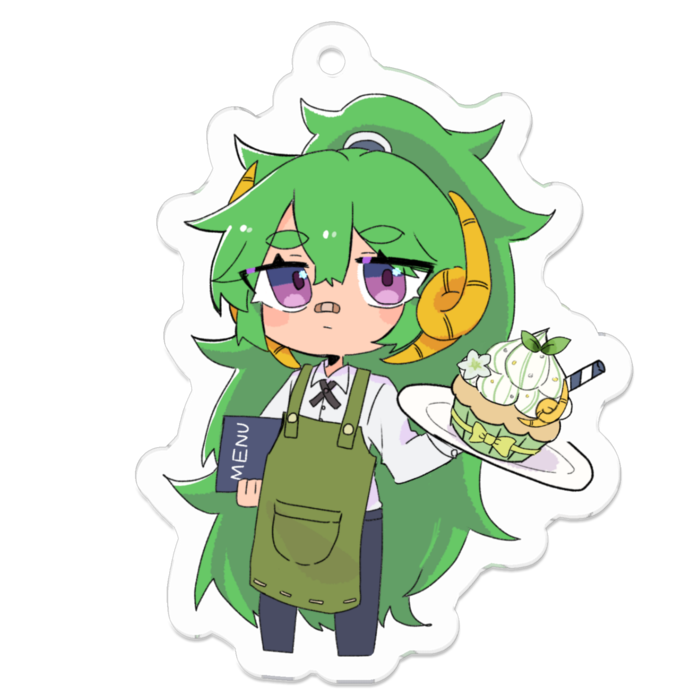 アクリルキーホルダー - 50 x 50 (mm)