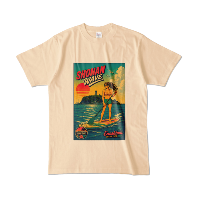 カラーTシャツ - L - ナチュラル (淡色)
