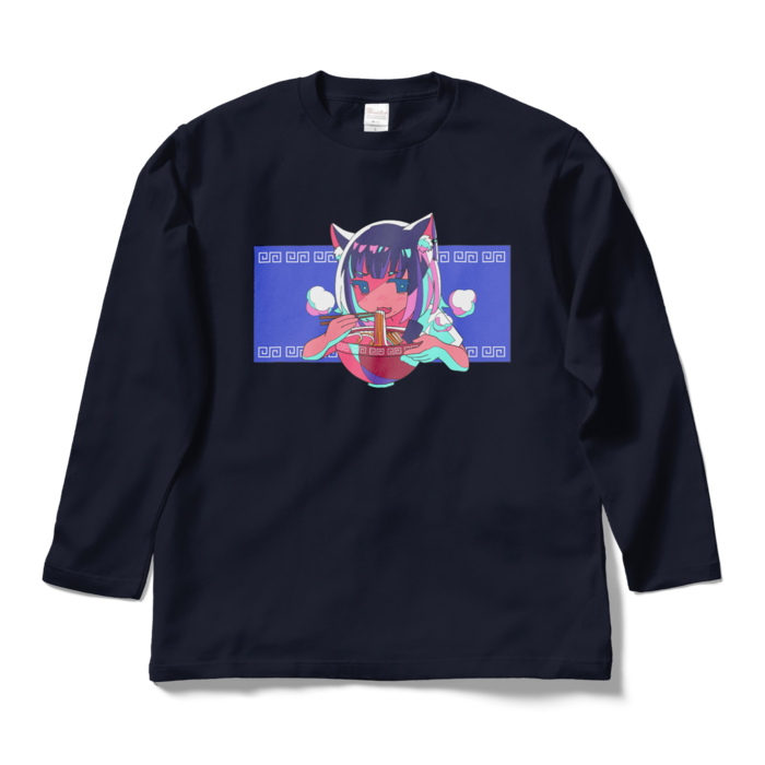 ロングスリーブTシャツ - L - ネイビー