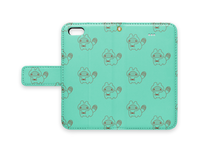 手帳型iPhoneケース - iPhone5 - ストラップ穴 あり