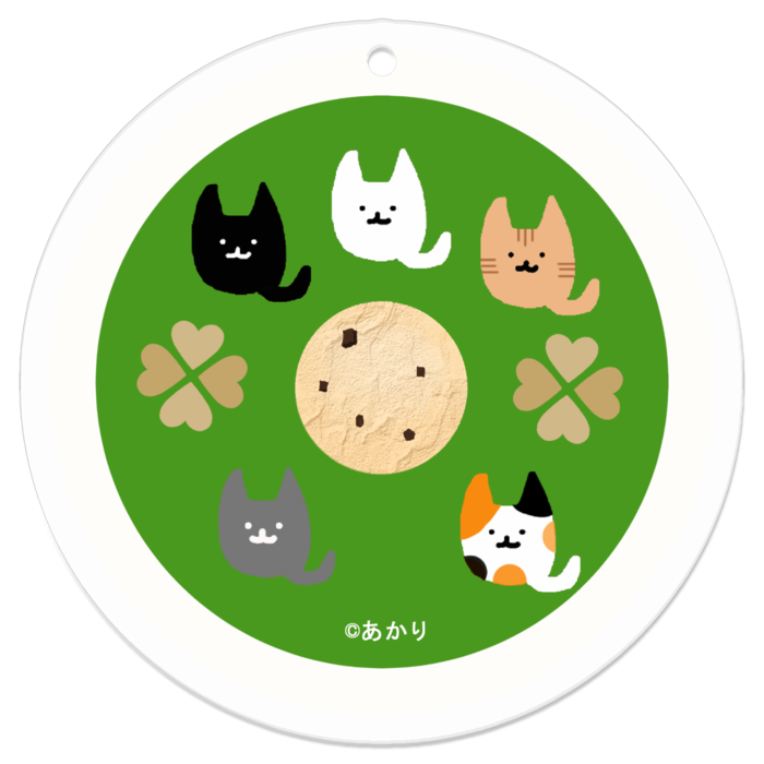 アクリルキーホルダー（コーティング） - 50 x 50 (mm)