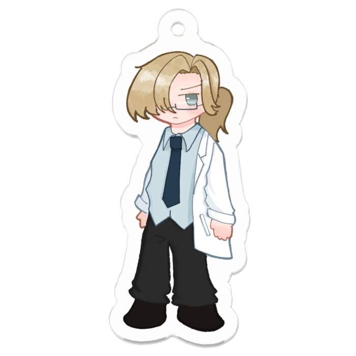 アクリルキーホルダー - 50 x 50 (mm)小