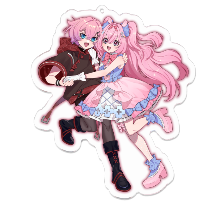 アクリルキーホルダー - 100 x 100 (mm)