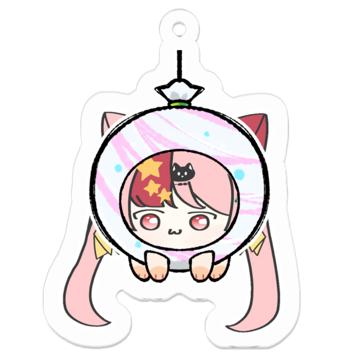 アクリルキーホルダー - 50 x 50 (mm)