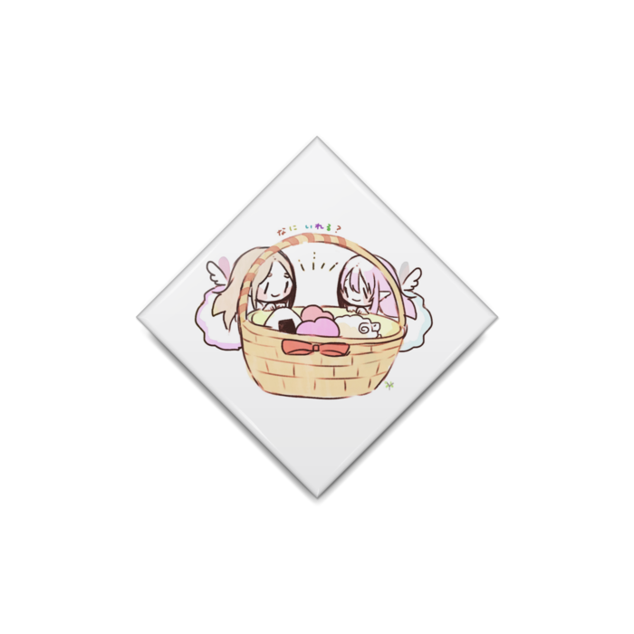 缶バッジ - ひし形40mm