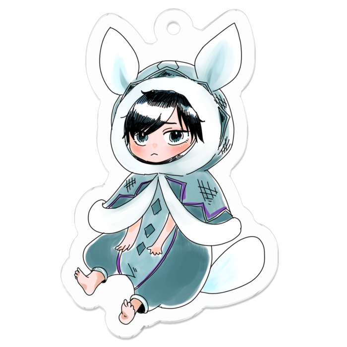 アクリルキーホルダー - 50 x 50 (mm)