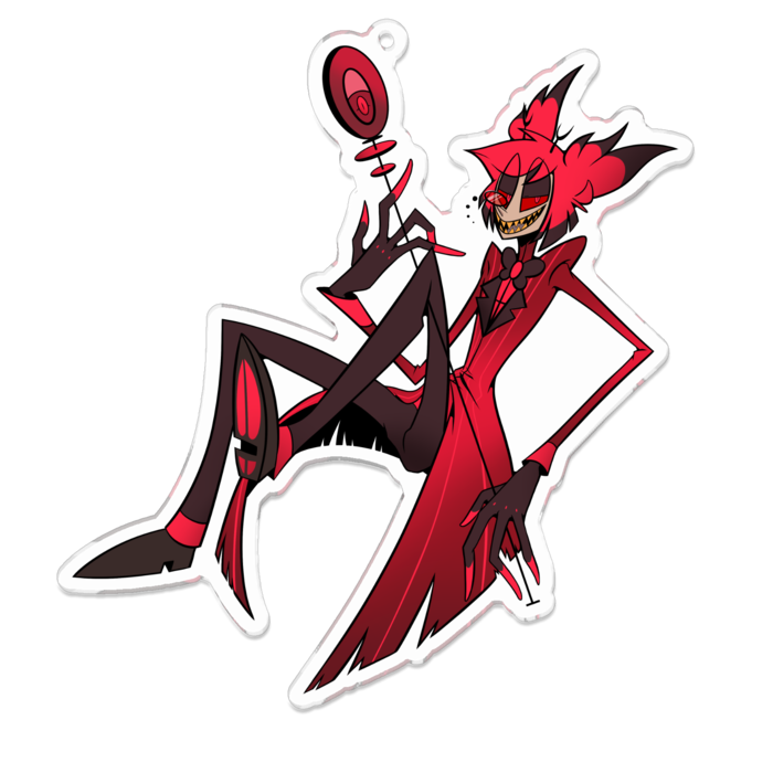 HazbinHotel】アクリルキーホルダー Alastor① コーティングあり