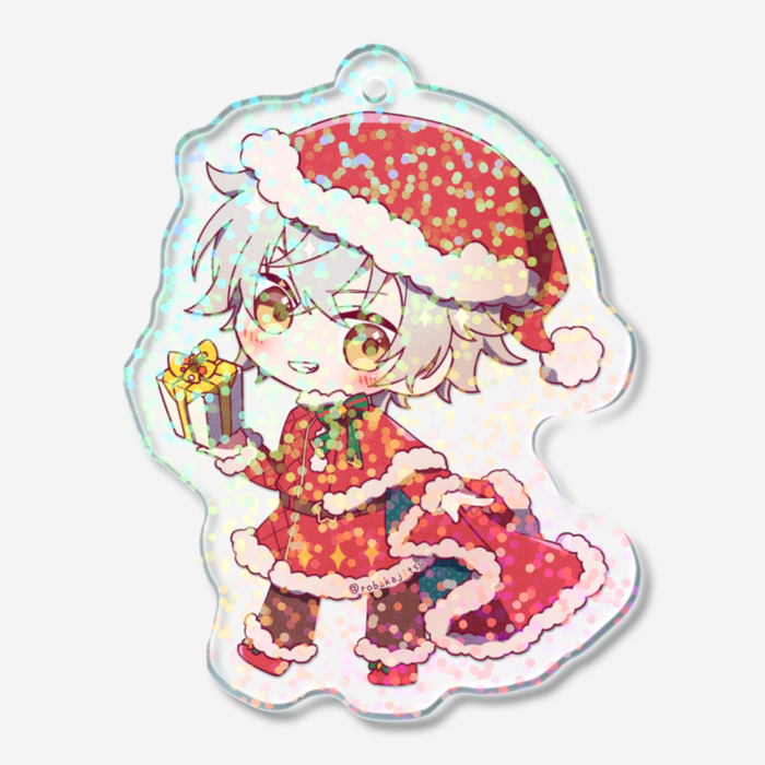 ホログラムアクリルキーホルダー - 50 × 50mm