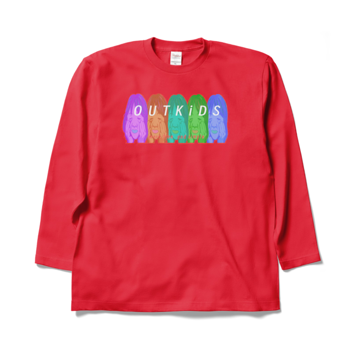 ロングスリーブTシャツ - XL - レッド