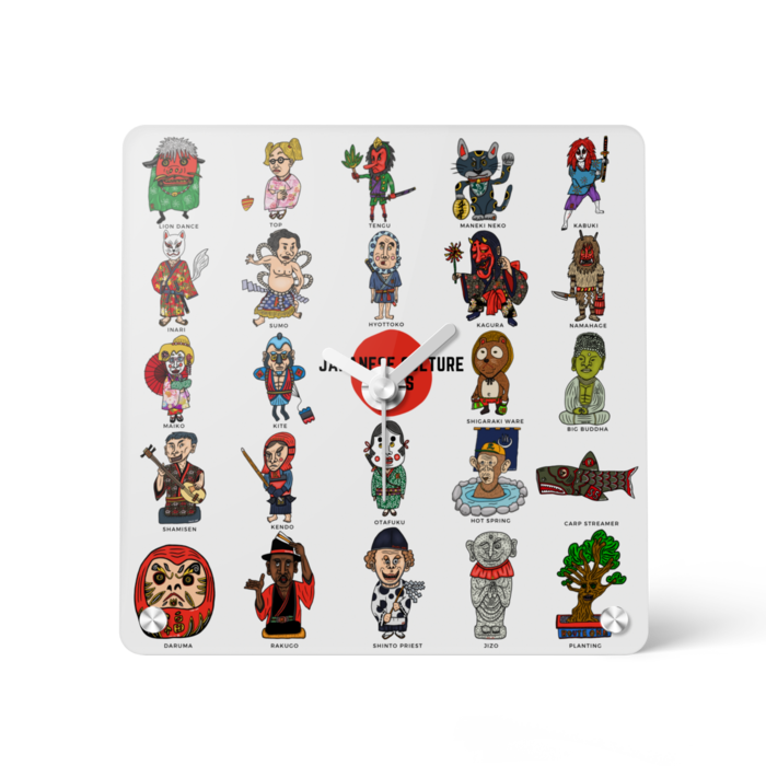 アクリル時計 - 150x150mm
