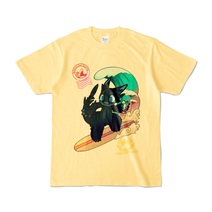 カラーTシャツ - S - ライトイエロー
