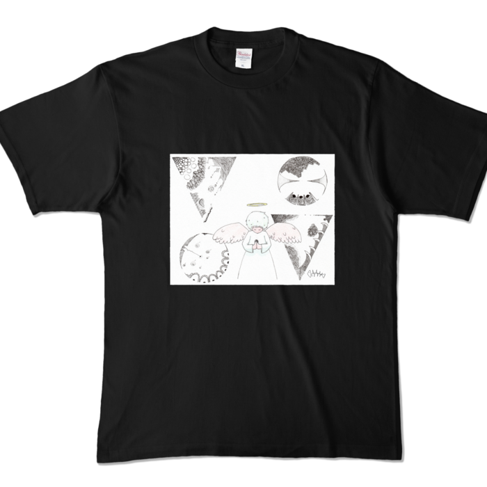 カラーTシャツ - XL - ブラック (濃色)