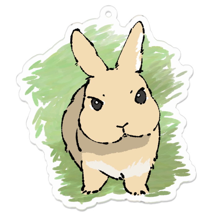 アクリルキーホルダー - 70 x 70 (mm)