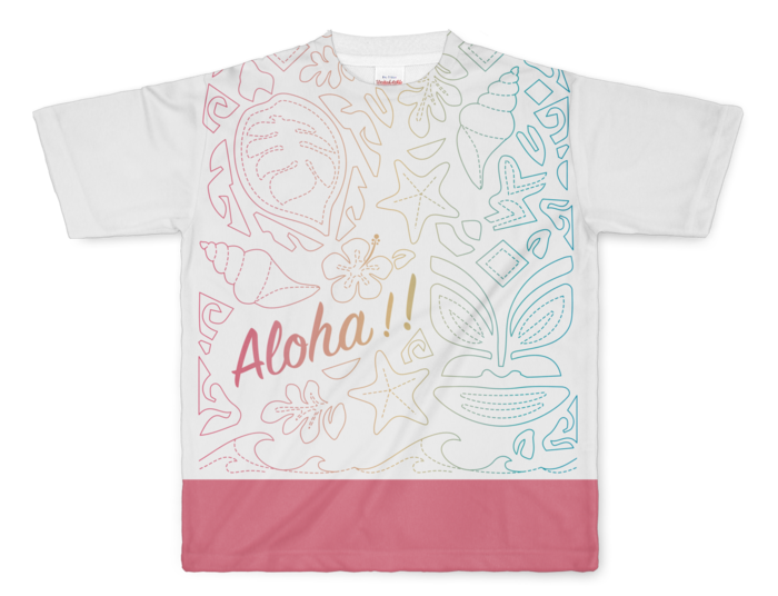 フルグラフィックTシャツ - L - 正面印刷のみ