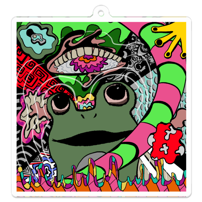 アクリルキーホルダー - 70 x 70 (mm)