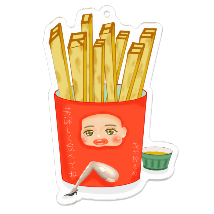 アクリルキーホルダー - 70 x 70 (mm)