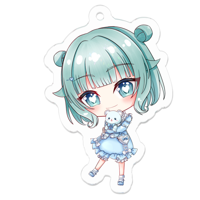 アクリルキーホルダー - 50 x 50 (mm)