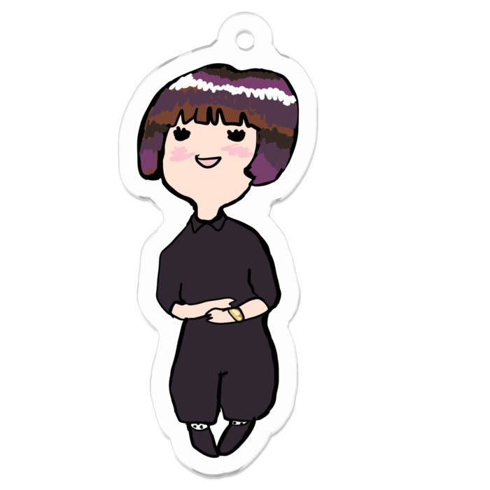 アクリルキーホルダー⑥ヘアカラー - 50 x 50 (mm)(6)