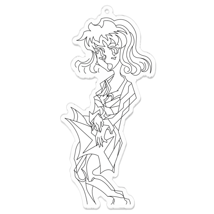 アクリルキーホルダー - 100 x 100 (mm)