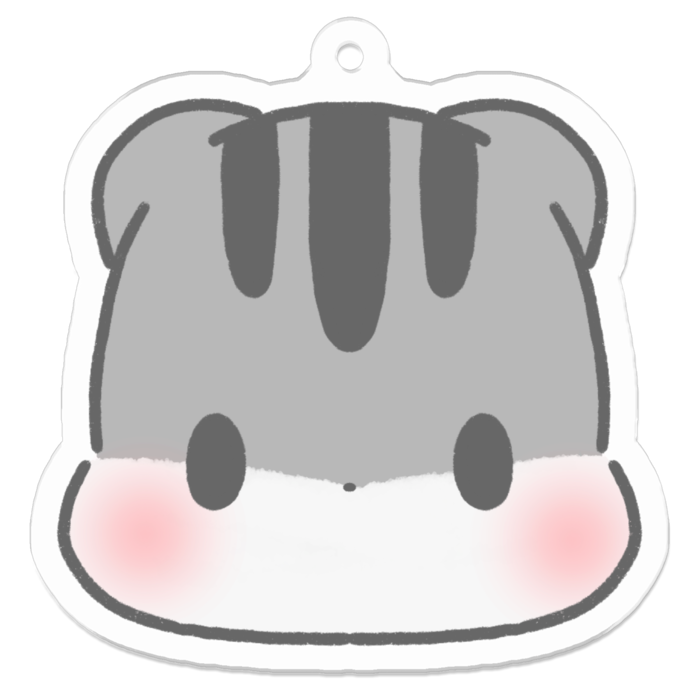 アクリルキーホルダー - 50 x 50 (mm)