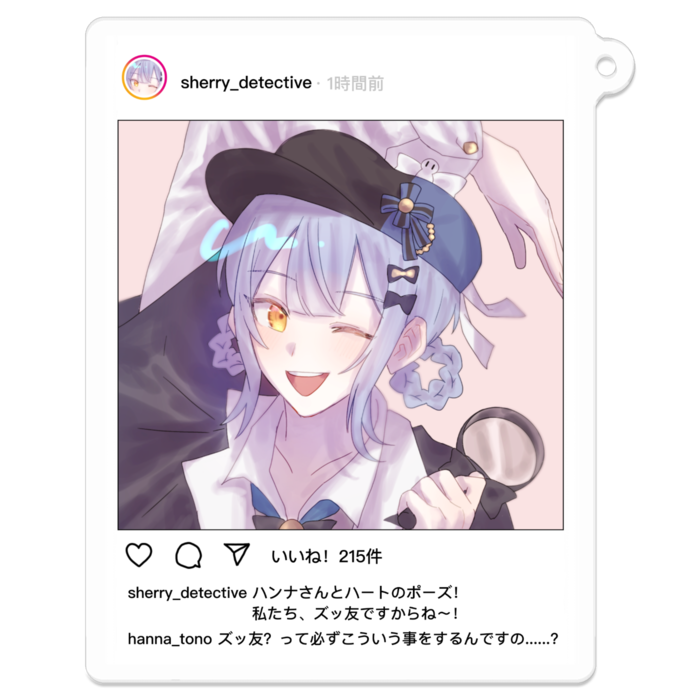 アクリルキーホルダー - 70 x 70 (mm)