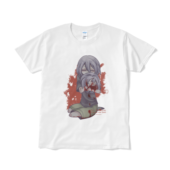 Tシャツ(ゆーり/白)- L - ホワイト